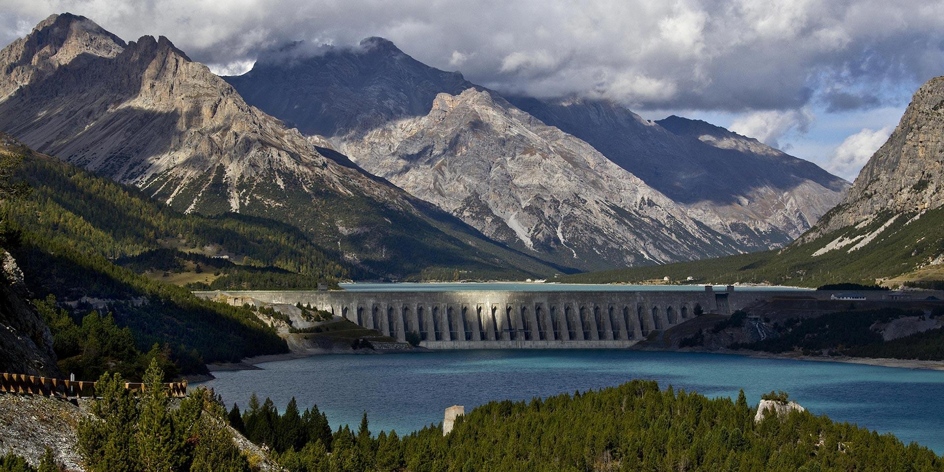 Vista di una nostra diga